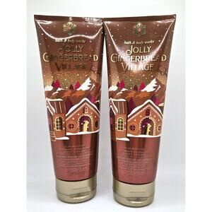 NEW Bath & Body Works Jolly Gingerbread Village Body Cream
